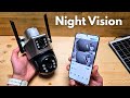 How to use Night Vision on Outdoor Solar Camera , PTZ Smart Security CCTV - V380 Pro