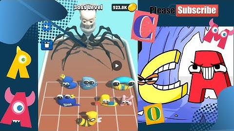 👀 Alphabet Lore VS speed VS Merge Run level ◄21-25