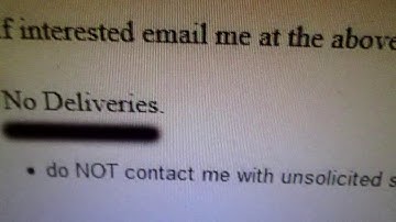 How to contact someone on Craigslist!