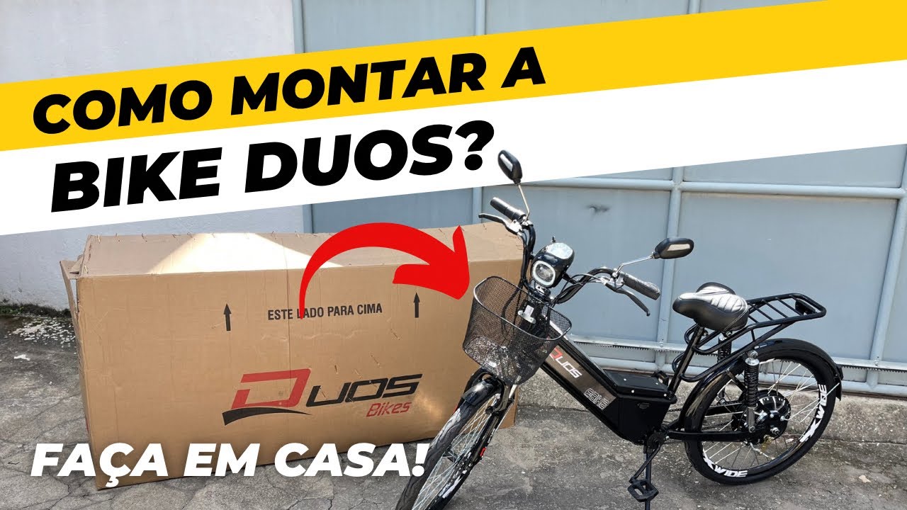 Monte a Bicicleta Elétrica Duos em Casa