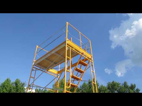 14' Rolling Scaffolding Tower - ScaffoldMart.com - Super Deluxe Internal