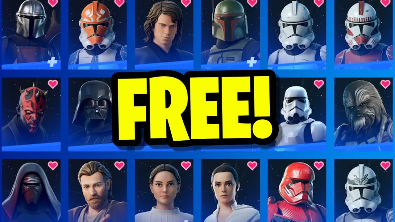 How to Get Any Star Wars Skin for FREE in Fortnite! YouTube
