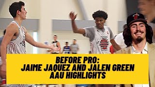JAIME JAQUEZ and JALEN GREEN balling out in AAU Hoops!