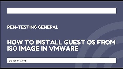 Pentesting General | How to Create a Virtual Machine from an ISO Image in VMware