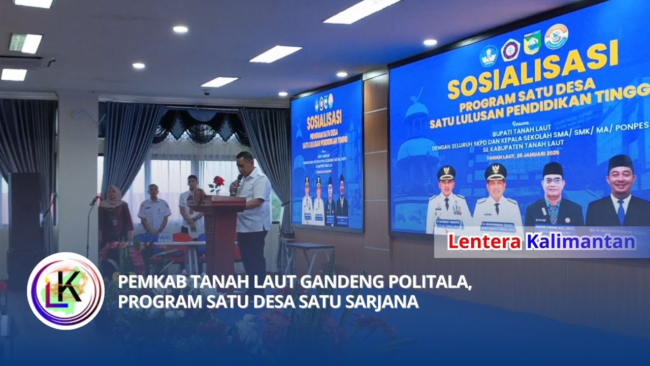 PEMKAB TANAH LAUT GANDENG POLITALA, PROGRAM SATU DESA SATU SARJANA