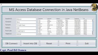 How to Create MS Access Database Connection in Java NetBeans- Full Tutorial