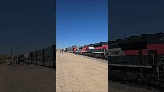 Train video #761. High speed intermodal with 2 Ferromex units. #thatcurveguy