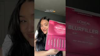 LETS OPEN A PACKAGE FROM LOREAL!! 👀🥰💕 #shorts #makeuproutine #contentcreators