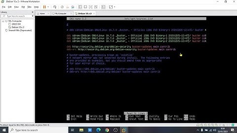 LabKomp#6 TAMBAH REPOSITORY DEBIAN 10 VIRTUAL | VMWARE
