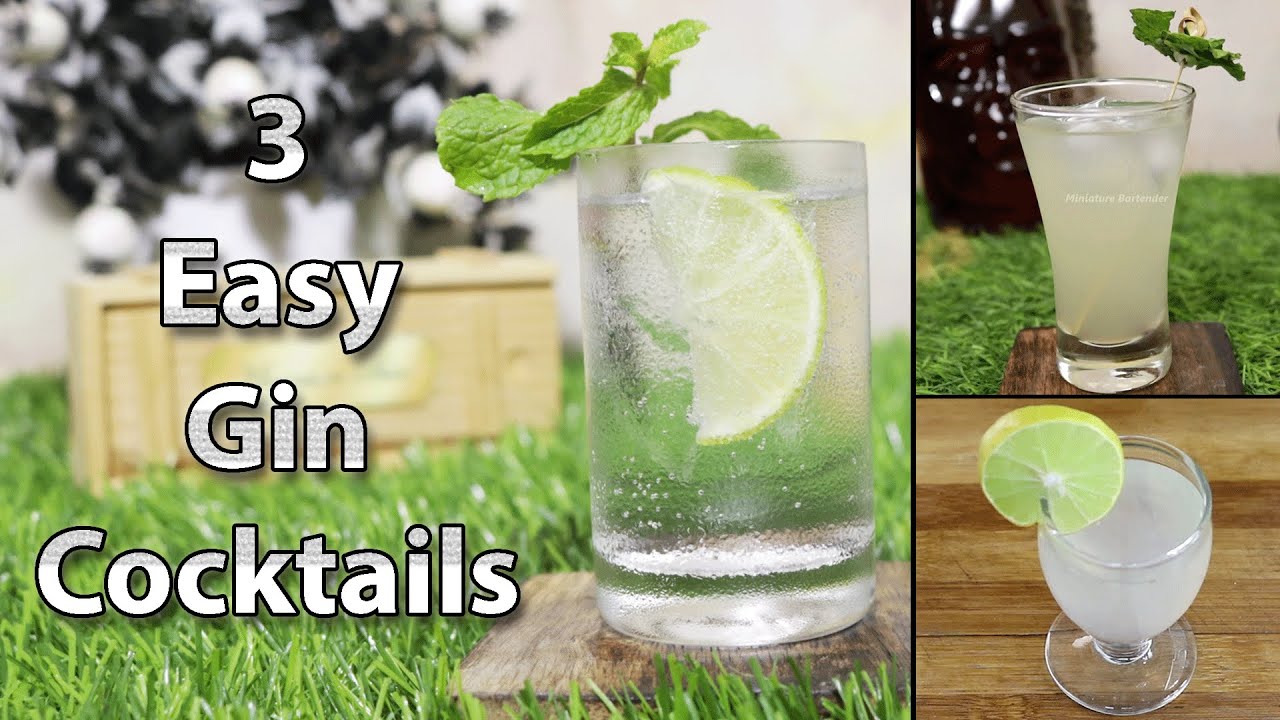3 Easy Gin Cocktails You Can Make at Home!