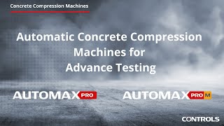 Automatic Concrete Compression Machines for Advance Testing | Materials Testing T... | EN 196-3