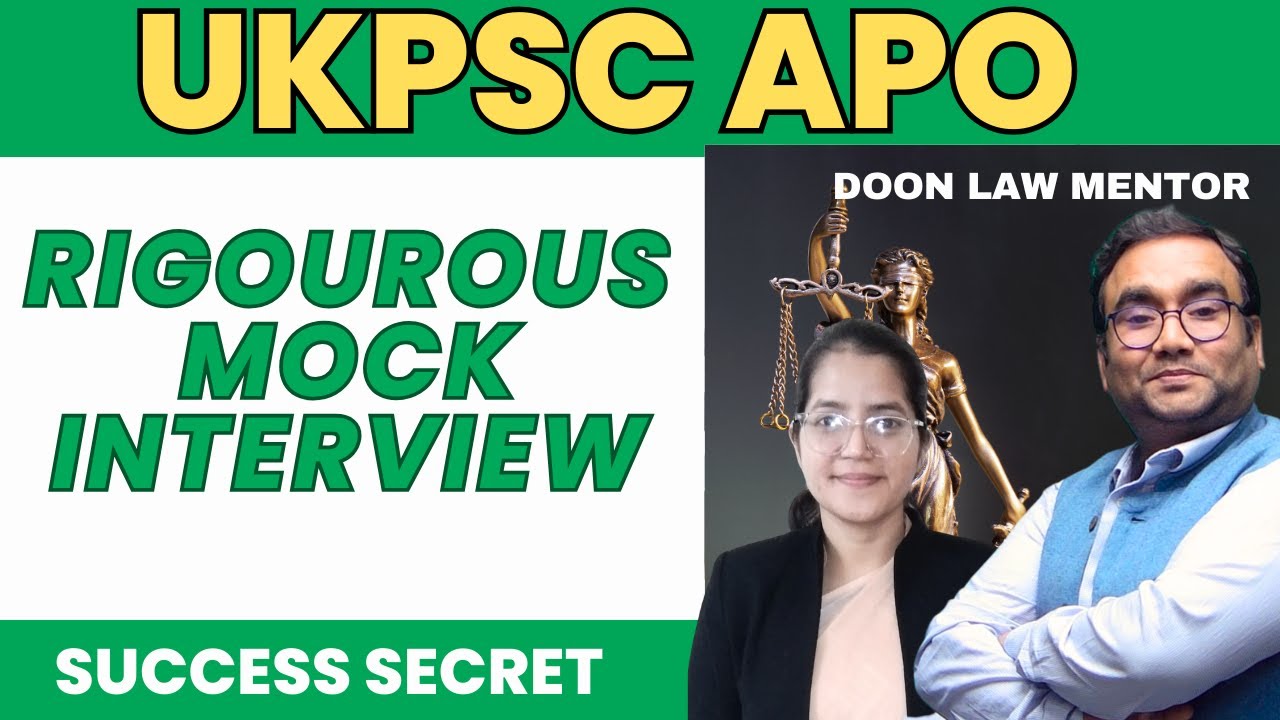 UKAPO Topper - Sonam Sanwal Mock interview