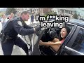 Cops vs the DUMBEST Karens Ever Caught on Bodycam