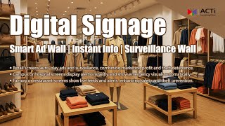 Best Value in the Market ACTi Digital Signage Delivers Big at Low Cost
