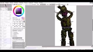 [ FNAF | Speed Edit] - Making Purple Guy in Springtrap
