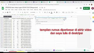 video 3 Menampilkan sebagian hari, tanggal, waktu menggunakan array