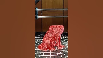 Howling Wolf 3D Print - Sleek and Stunning Decor! #3DPrinting #Wolf #Art #DIY