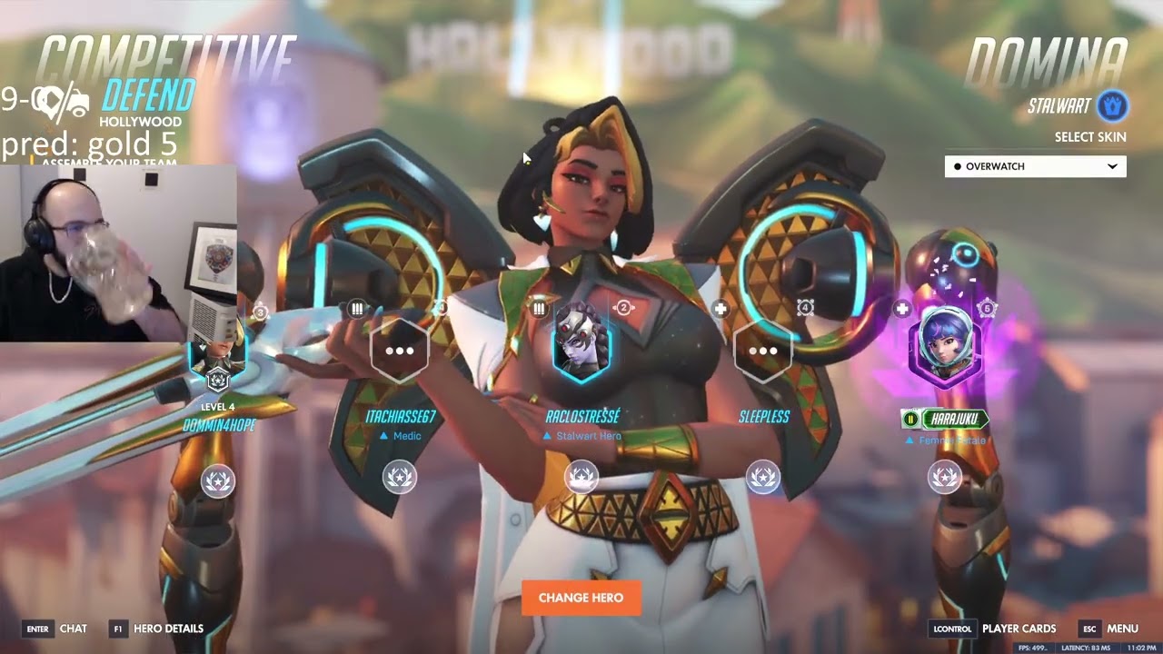 18K урона! Хади играет за нового героя-танка Домина - Хади Домина, 1 сезон