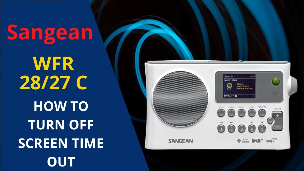 SANGEAN Radio Internet WFR-28C Wifi DAB+, FM-RDS, Usb, Aux In