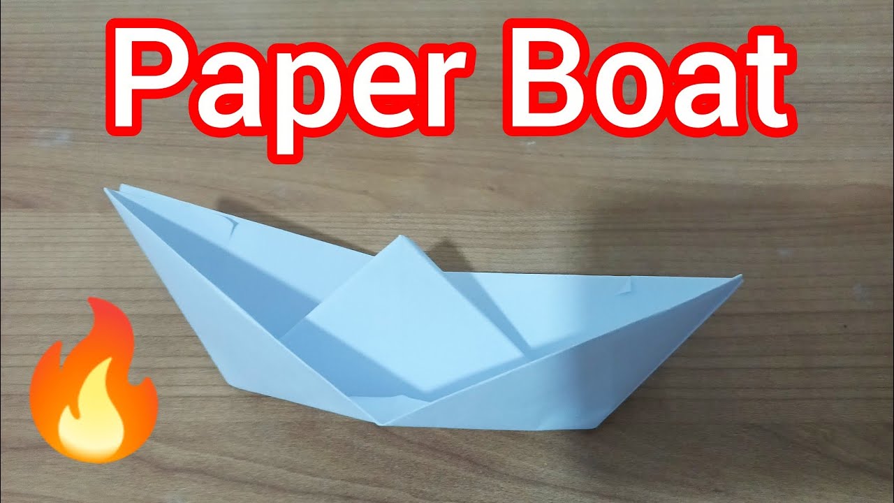 How to Make a Paper Boat that Floats | Easy Origami Boat Tutorial - YouTube