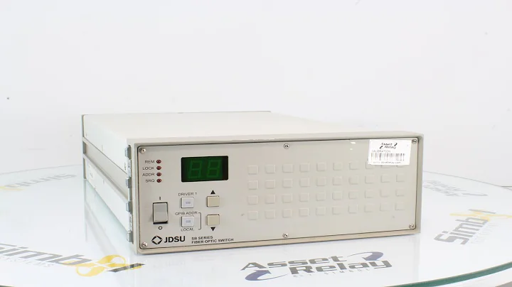 JDS JDSU SB2E Series 9/125um Optical Switch 2x10 Pigtail