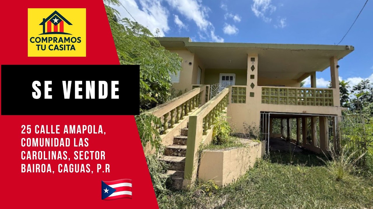 Visitamos una casita en la Comunidad de Comunidad Las Carolinas, Sector Bairoa, Caguas, P.R
