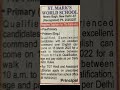 St marks public school #shorts #ytshorts #ytshort #education #teachingjob #tgt #pgt #prt