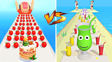 Max Levels PANCAKE RUN vs Juice Run🥞💕: All Levels Gameplay Walkthrough Android, iOS New UPDATE