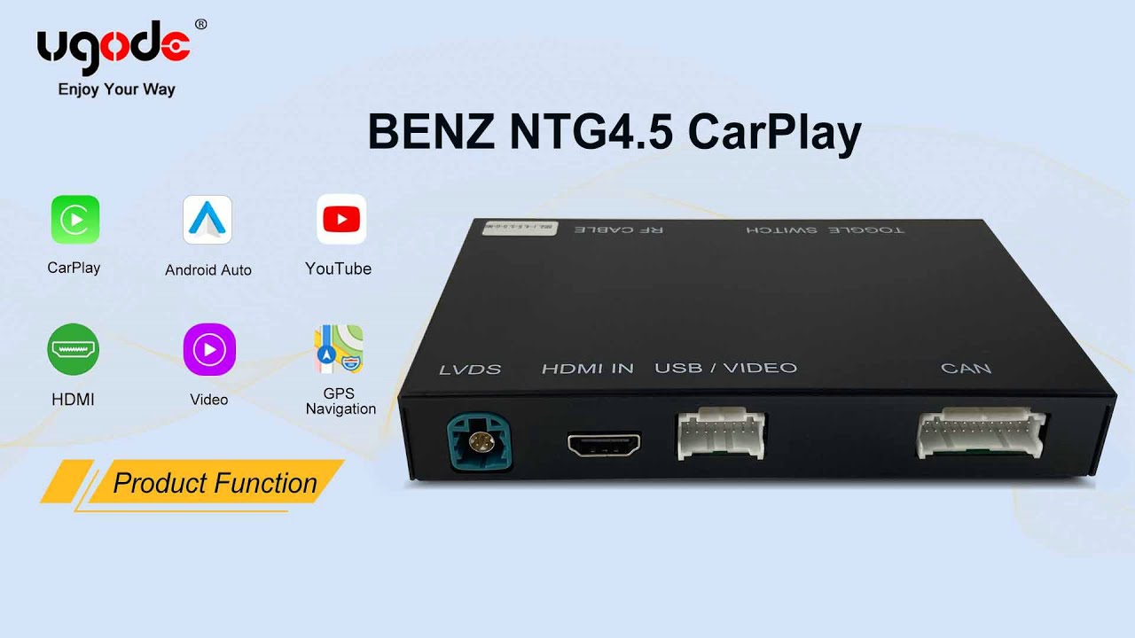 CarPlay box for Mercedes Benz NTG4.5 Unboxing WirelessAndroid Auto