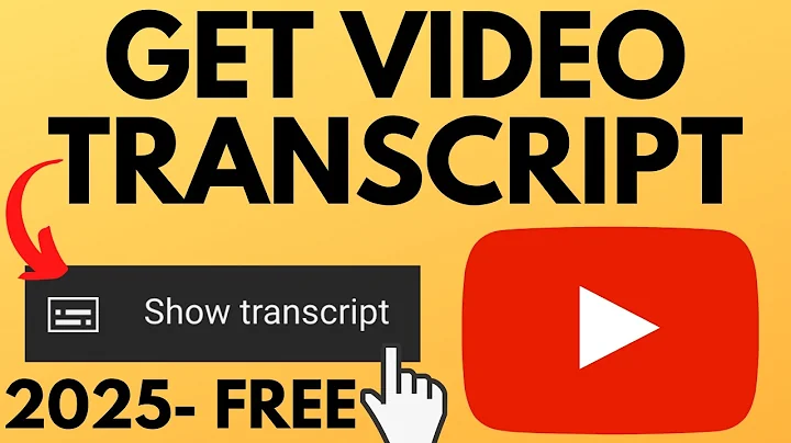 How to Get Transcript of YouTube Video - Youtube Videos to Text