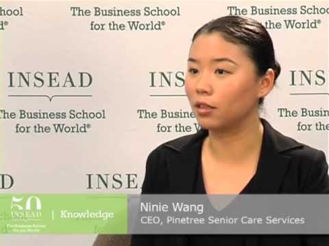 Pinetree's Ninie Wang (MBA '03D) on senior citizen healthcare in China