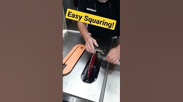 Easy Table Saw Blade Squaring! #shorts