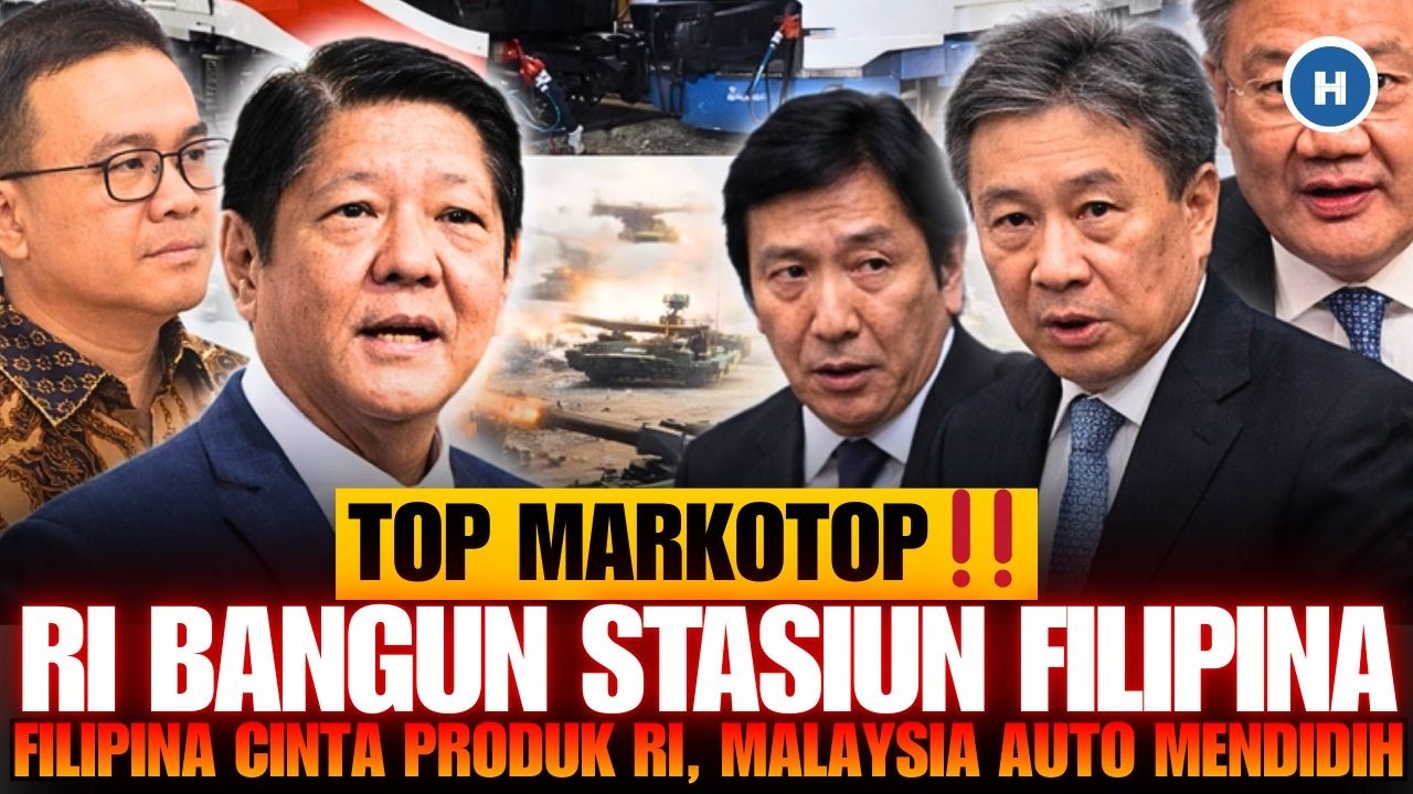 TOP MARKOTOP! INDONESIA BANGUN STASIUN KERETA API FILIPINA, MALAYSIA AUTO MENDIDIH