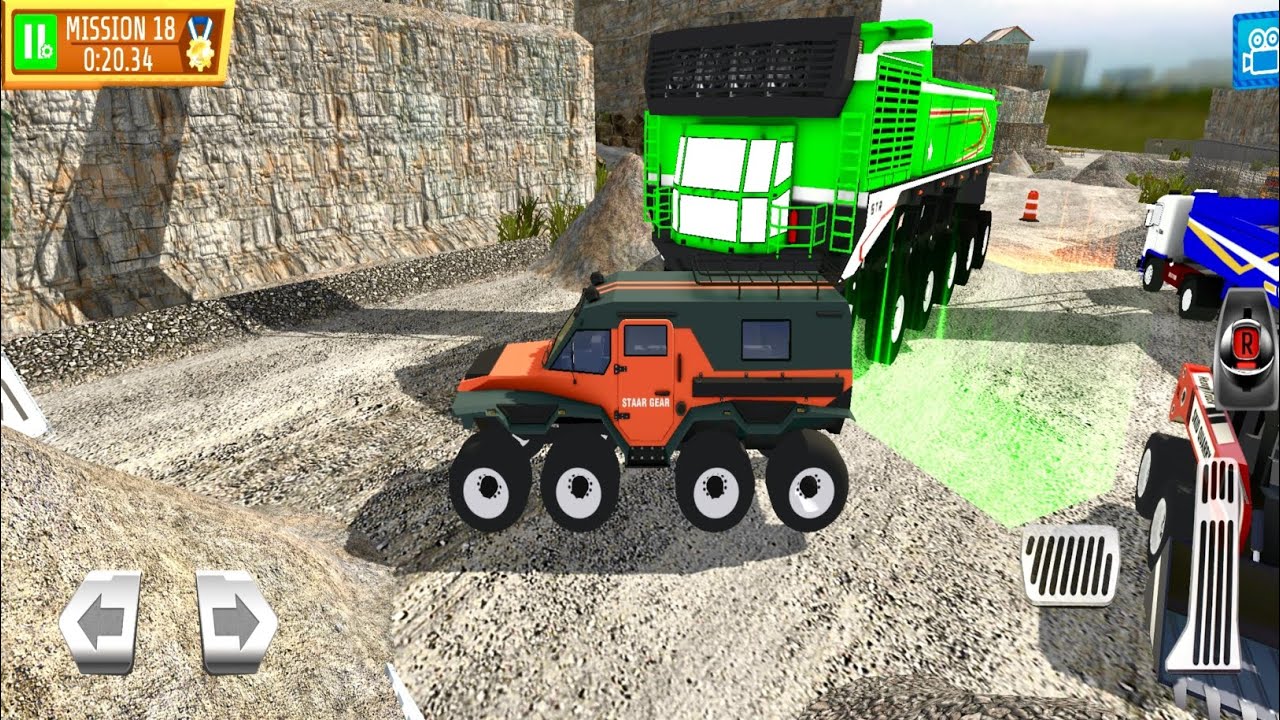 Quarry Driving 3 Mega Car Parking 3d Gameplay - Andriod Gameplay
