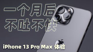 一个月后的不吐不快 - iPhone 13 Pro Max 体验