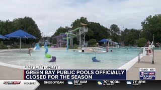 Green Bay public pools close for the season