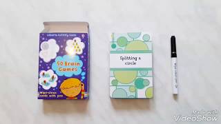 Usborne 50 Brain Games (Wipeclean Cards)