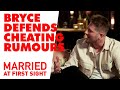 Bryce is grilled over the rumour about a girlfriend on the outside | Married at First Sight 2021