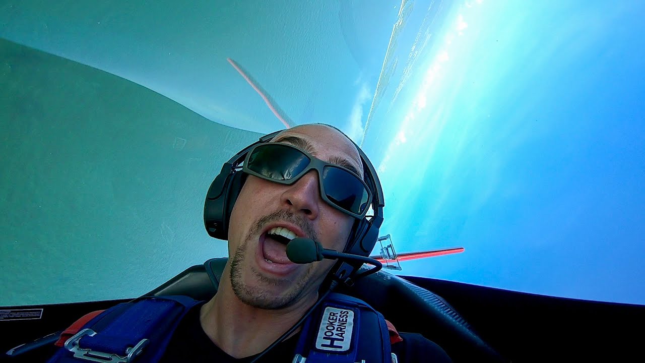 My First Time Flying A Stunt Plane.....UPSIDEDOWN!!! #shorts