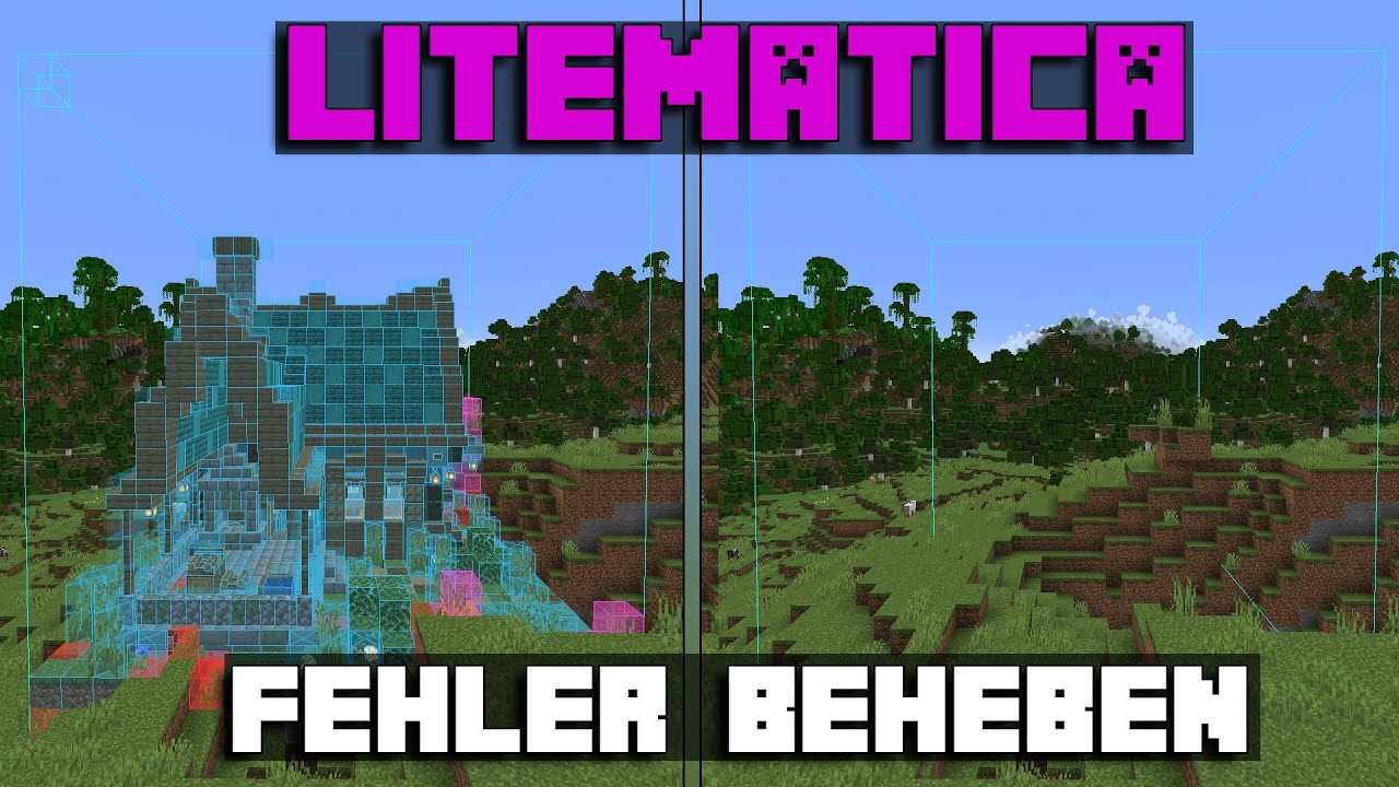 Top 10 Litematica Fehler und wie du sie löst | Minecraft 1.21 Mod Tutorial Deutsch