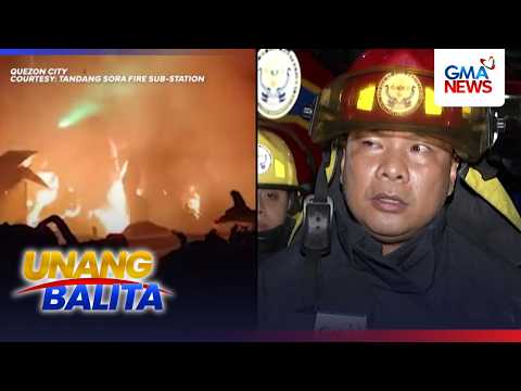 5 bahay sa Brgy. Tandang Sora, nasunog | Unang Balita