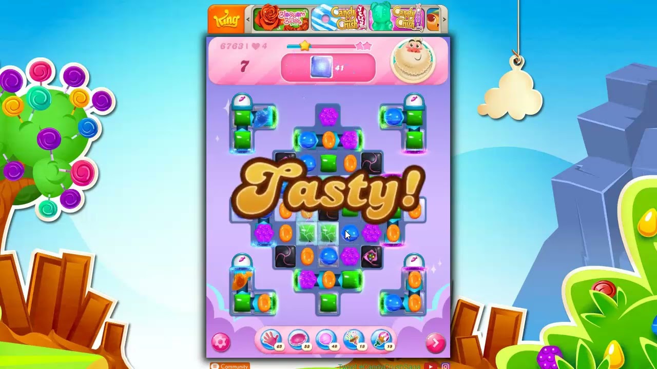 Candy Crush Level 6763 Talkthrough, 20 Moves 0 Boosters - YouTube