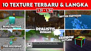 10 BEST & LIGHTWEIGHT MCPE 1.21 - 1.26 TEXTURE PACKS FOR MINECRAFT SURVIVAL! (MUST TRY 🔥) screenshot 5