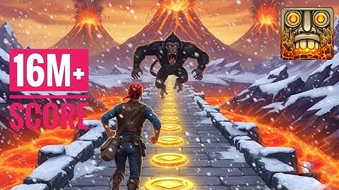 16 Million+ Score | Volcano Island | Temple Run 2 with Usain Bolt 🏃