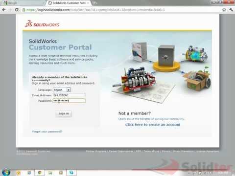 Creating a SolidWorks Customer Portal account to access free Certification Exams