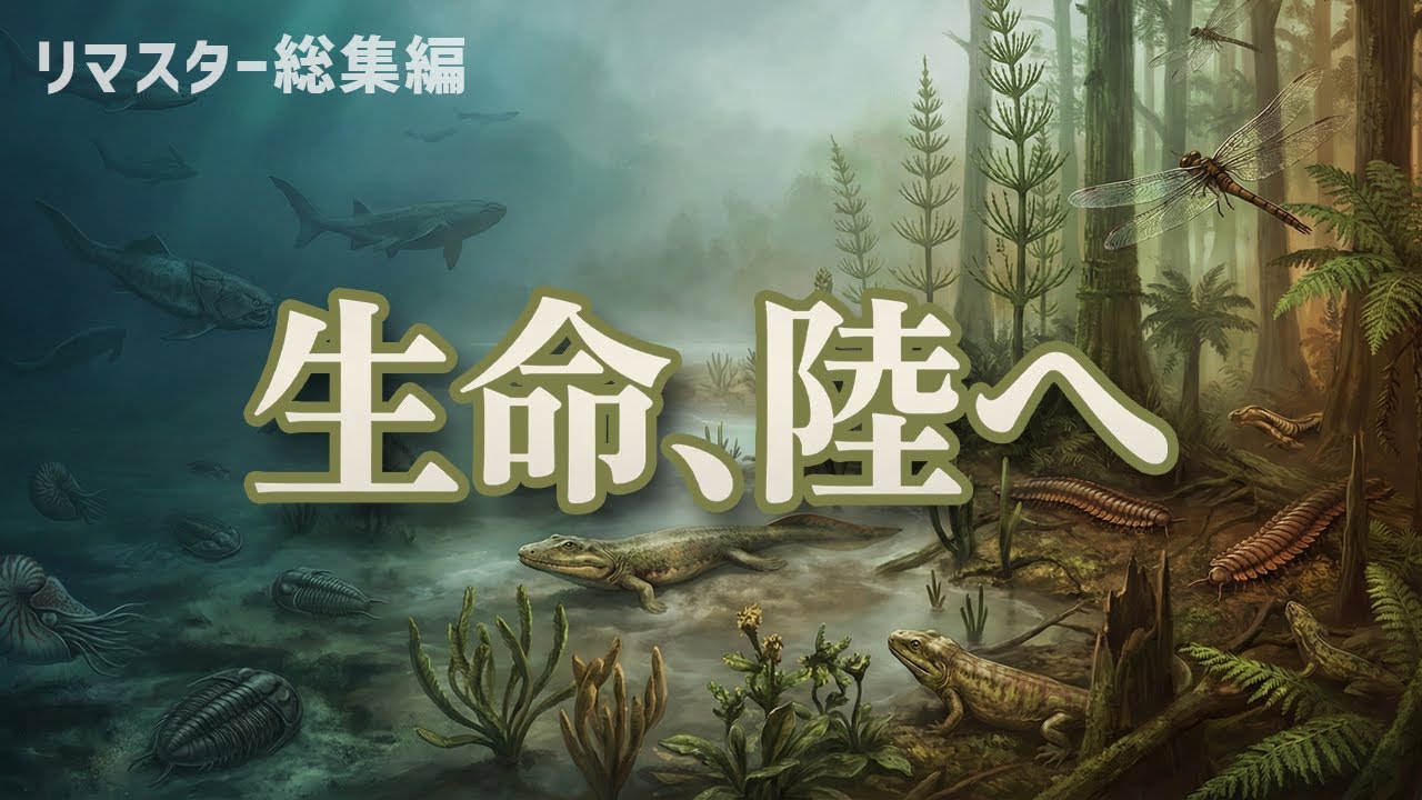【リマスタ総集編】生命が陸へ進出した時代│地質時代シリーズ