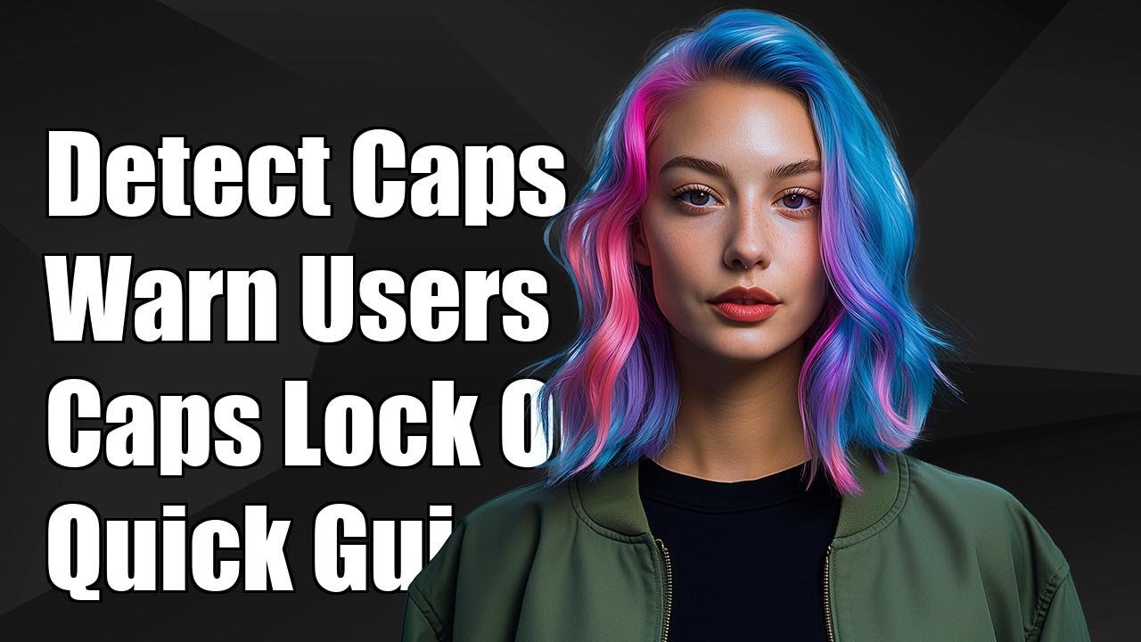 How to Detect and Warn Users When Caps Lock is On: A Complete Guide ...