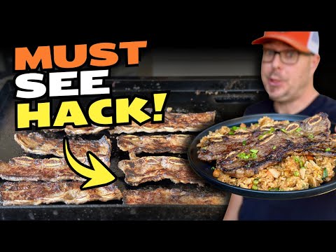 Easy HACK for Korean Style Beef Short Ribs - with BEST EVER Sriracha Fried Rice!