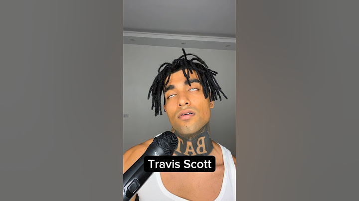 Travis Scott In Studio For Goosebumps: