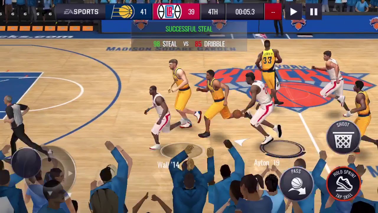 Nba Live John Wall Clutch Dunk to win finals YouTube